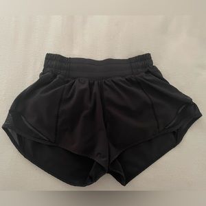 Black lululemon shorts